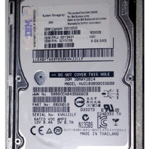 IBM 00Y2431 900 GB Hard drive – 2.5″ Internal – SAS 6Gb/s Brand New