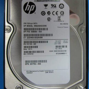 HPE MB2000GCEHK Midline – Hard drive – 2 TB – SATA 6Gb/s Refurbished
