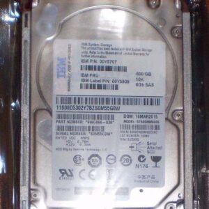 IBM 00MJ145 600GB 10000Rpm SAS 6Gbps 2.5inch Hdd