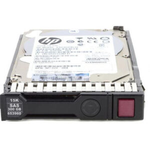 HPE 653960-001 300 GB Enterprise Hard drive – 2.5″ Internal – SAS 6Gb/s Refurbished