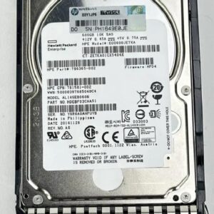 HPE J9F46A 600 GB Enterprise Hard drive – 2.5″ Internal – SAS 12Gb/s New F/s