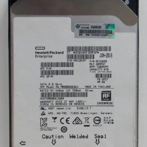 HPE 826553-001 Hard drive – 8 TB – SATA 6Gb/s Refurbished
