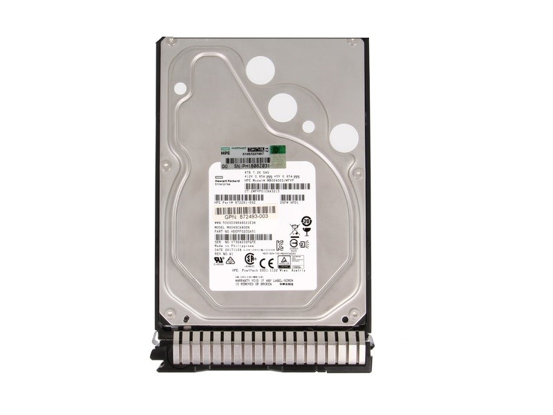 HPE MB004000JWFVP 4 TB Hard drive - 3.5" Internal - SAS 12Gb/s New F/s