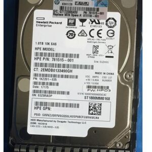 HPE 872481-B21 1.8 TB Hard drive – 2.5″ Internal – SAS 12Gb/s New F/s