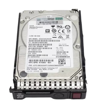 HPE 876939-002 Digitally Signed 512e 2.4TB 10K SAS 12G Sff Sc Ent Hdd F/s