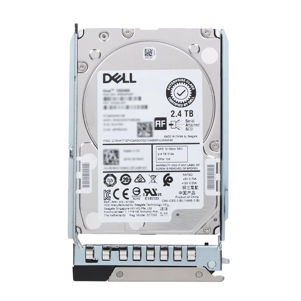 Dell G2X6G 2.4TB SED 10K 2.5" 12Gbps 512e 256mb 13G Hot-Plug HDD