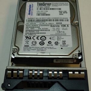 Lenovo 03T7739 900 GB Hard drive – 2.5″ Internal – SAS 6Gb/s Refurbished