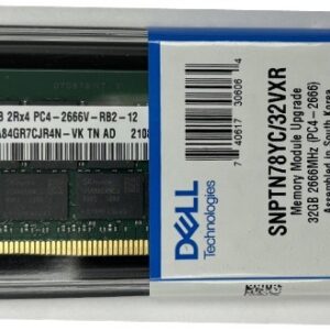 Dell AB011866 32GB Pc4-21300 Ddr4-2666Mhz 2RX4 Ecc Memory New