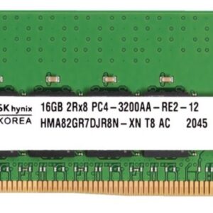 Hynix HMA82GR7DJR8N-XN 16GB Pc4-25600 Ddr4-3200Mhz 2RX8 Ecc