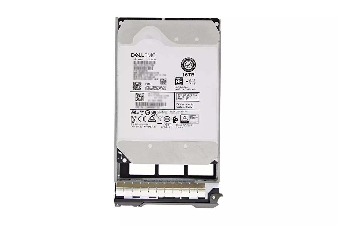 Dell 161-BBEN 16TB 7.2k Rpm Sas-12Gbps SED FIPS-140 3.5inch Enterprise Hard Drive