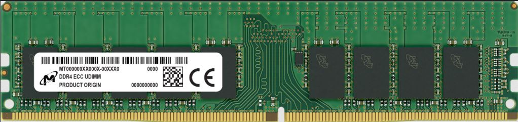Micron MTA18ASF4G72AZ-2G6B1 32GB PC4-21300 Ddr4-2666Mhz Ecc 2Rx8 Udimm New