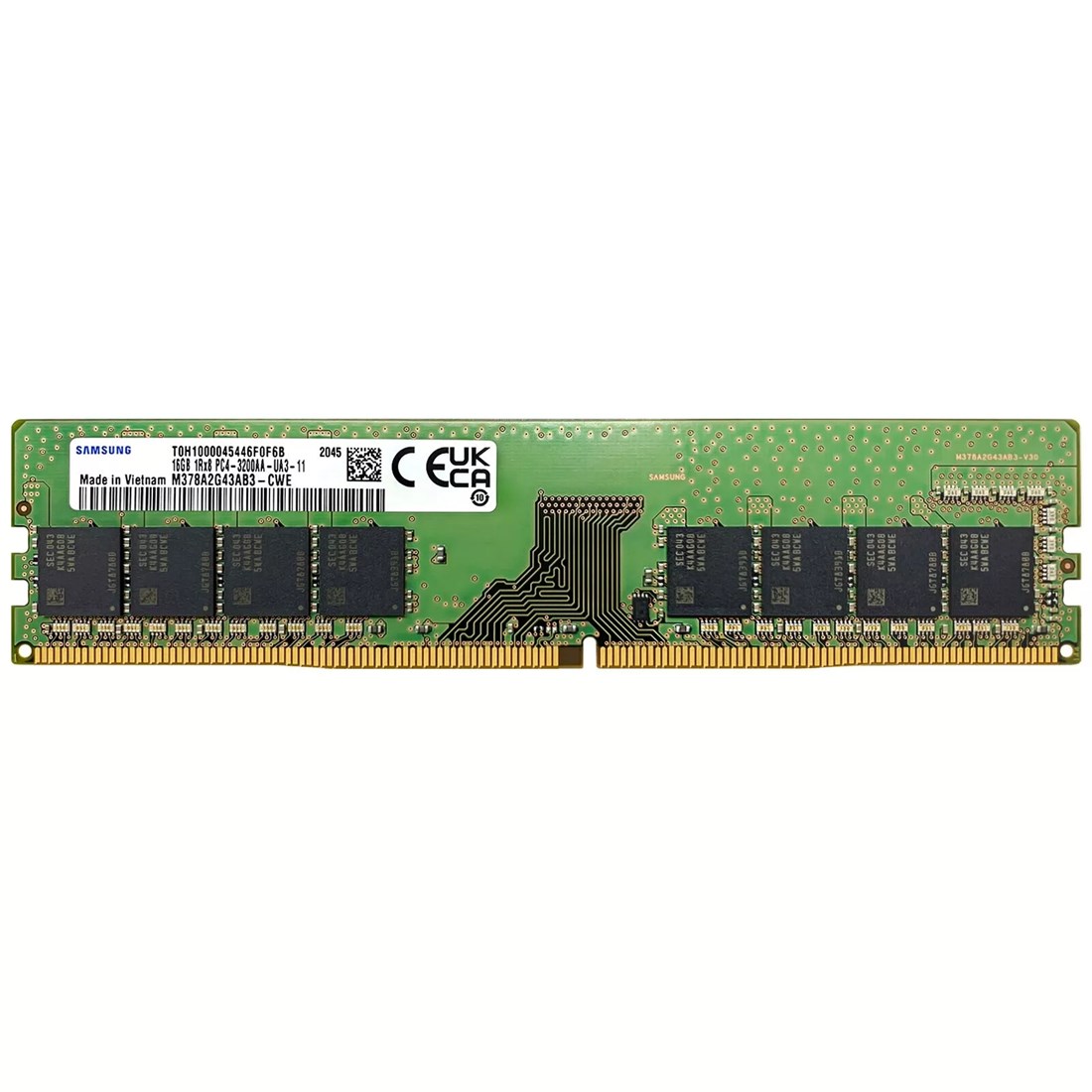 Samsung M378A2G43AB3-CWEDY 16GB PC4-25600 Ddr4-3200Mhz 1RX8 memory New